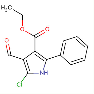 901764-63-4  1H-Pyrrole-3-carboxylic acid, 5-chloro-4-formyl-2-phenyl-, ethyl ester