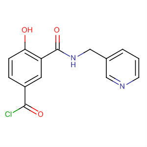 90183-38-3  Benzoyl chloride, 4-hydroxy-3-[[(3-pyridinylmethyl)amino]carbonyl]-