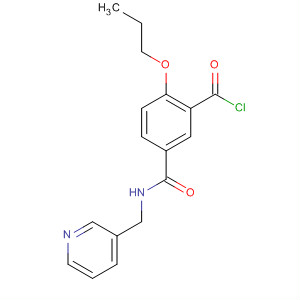 90183-54-3  Benzoyl chloride, 2-propoxy-5-[[(3-pyridinylmethyl)amino]carbonyl]-