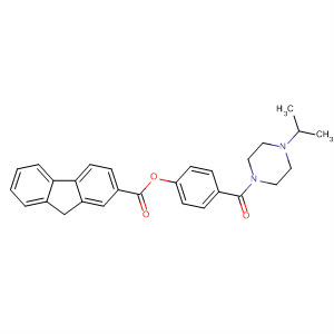 90186-38-2  9H-Fluorene-2-carboxylic acid,4-[[4-(1-methylethyl)-1-piperazinyl]carbonyl]phenyl ester