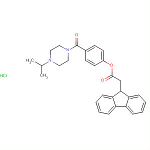 90186-40-6  9H-Fluorene-9-acetic acid,4-[[4-(1-methylethyl)-1-piperazinyl]carbonyl]phenyl ester,monohydrochloride