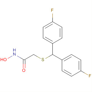 90212-83-2  Acetamide, 2-[[bis(4-fluorophenyl)methyl]thio]-N-hydroxy-