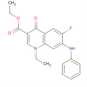 902121-20-4  3-Quinolinecarboxylic acid,1-ethyl-6-fluoro-1,4-dihydro-4-oxo-7-(phenylamino)-, ethyl ester