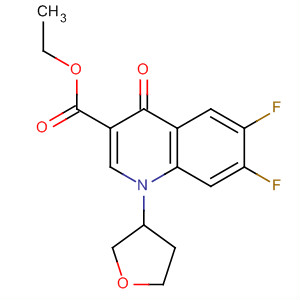 902121-22-6  3-Quinolinecarboxylic acid,6,7-difluoro-1,4-dihydro-4-oxo-1-(tetrahydro-3-furanyl)-, ethyl ester
