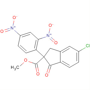 902132-45-0  1H-Indene-2-carboxylic acid,5-chloro-2-(2,4-dinitrophenyl)-2,3-dihydro-1-oxo-, methyl ester, (2S)-