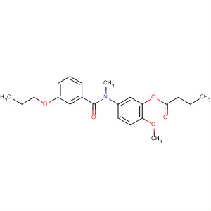 90234-52-9  Butanoic acid, 2-methoxy-5-[methyl(3-propoxybenzoyl)amino]phenylester