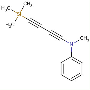 90235-45-3  Benzenamine, N-methyl-N-[4-(trimethylsilyl)-1,3-butadiynyl]-