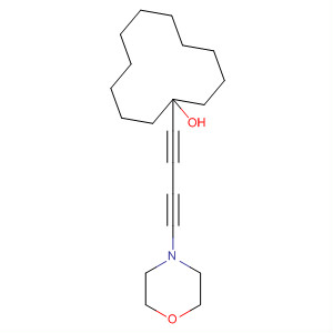 90235-53-3  Cyclododecanol, 1-[4-(4-morpholinyl)-1,3-butadiynyl]-