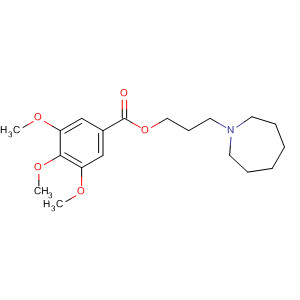 90236-72-9  Benzoic acid, 3,4,5-trimethoxy-, 3-(hexahydro-1H-azepin-1-yl)propylester