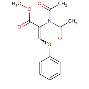 90237-84-6  2-Propenoic acid, 2-(diacetylamino)-3-(phenylthio)-, methyl ester
