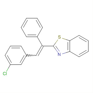 90239-39-7  Benzothiazole, 2-[2-(3-chlorophenyl)-1-phenylethenyl]-