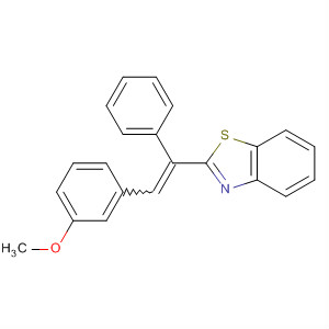 90239-43-3  Benzothiazole, 2-[2-(3-methoxyphenyl)-1-phenylethenyl]-