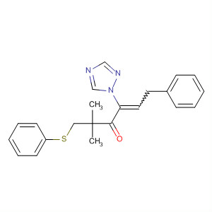 90239-75-1  4-Hexen-3-one,2,2-dimethyl-6-phenyl-1-(phenylthio)-4-(1H-1,2,4-triazol-1-yl)-