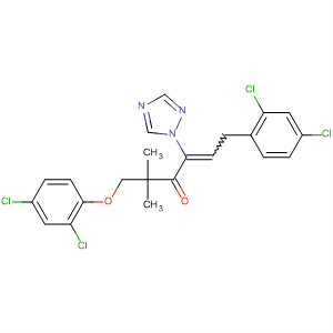 90239-80-8  4-Hexen-3-one,1-(2,4-dichlorophenoxy)-6-(2,4-dichlorophenyl)-2,2-dimethyl-4-(1H-1,2,4-triazol-1-yl)-