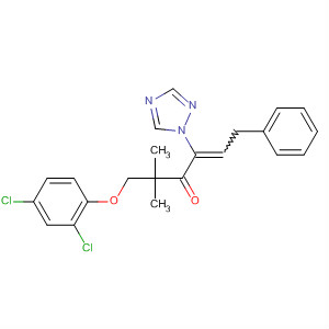 90239-81-9  4-Hexen-3-one,1-(2,4-dichlorophenoxy)-2,2-dimethyl-6-phenyl-4-(1H-1,2,4-triazol-1-yl)-