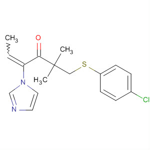 90240-42-9  4-Hexen-3-one,1-[(4-chlorophenyl)thio]-4-(1H-imidazol-1-yl)-2,2-dimethyl-