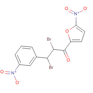 90251-72-2  1-Propanone, 2,3-dibromo-1-(5-nitro-2-furanyl)-3-(3-nitrophenyl)-