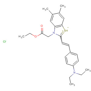 90255-84-8  Benzothiazolium,2-[2-[4-(diethylamino)phenyl]ethenyl]-3-(2-ethoxy-2-oxoethyl)-5,6-dimethyl-, chloride