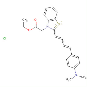 90255-91-7  Benzothiazolium,2-[4-[4-(dimethylamino)phenyl]-1,3-butadienyl]-3-(2-ethoxy-2-oxoethyl)-,chloride