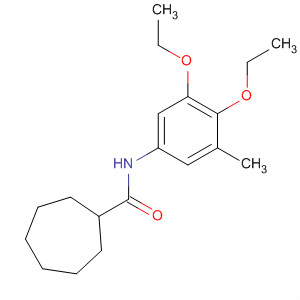 90257-47-9  Cycloheptanecarboxamide, N-(3,4-diethoxy-5-methylphenyl)-