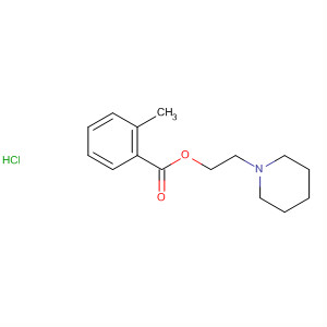 90259-25-9  Benzoic acid, 2-methyl-, 2-(1-piperidinyl)ethyl ester, hydrochloride