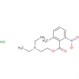 90259-44-2  Benzoic acid, 2-methyl-6-nitro-, 2-(diethylamino)ethyl ester,monohydrochloride