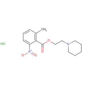 90259-45-3  Benzoic acid, 2-methyl-6-nitro-, 2-(1-piperidinyl)ethyl ester,monohydrochloride