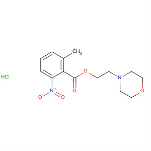 90259-46-4  Benzoic acid, 2-methyl-6-nitro-, 2-(4-morpholinyl)ethyl ester,monohydrochloride