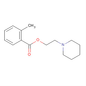 90259-59-9  Benzoic acid, 2-methyl-, 2-(1-piperidinyl)ethyl ester