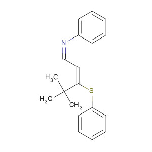 90261-06-6  Benzenamine, N-[4,4-dimethyl-3-(phenylthio)-2-pentenylidene]-, (Z,E)-