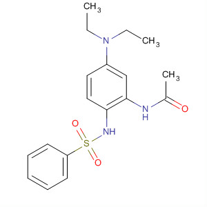 90264-12-3  Acetamide, N-[5-(diethylamino)-2-[(phenylsulfonyl)amino]phenyl]-