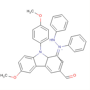 90266-71-0  9H-Carbazole-3-carboxaldehyde, 6-methoxy-9-(4-methoxyphenyl)-,diphenylhydrazone