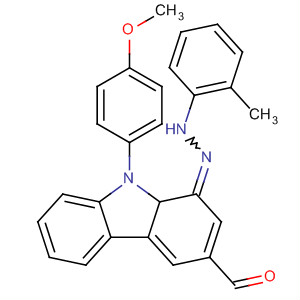 90266-77-6  9H-Carbazole-3-carboxaldehyde, 9-(4-methoxyphenyl)-,methylphenylhydrazone