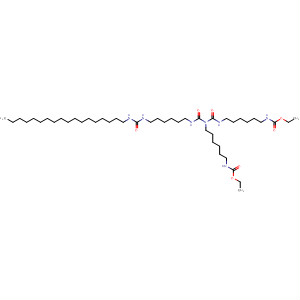 90267-16-6  2,9,11,18-Tetraazanonadecanedioic acid,9-[[[6-[[(octadecylamino)carbonyl]amino]hexyl]amino]carbonyl]-10-oxo-,diethyl ester