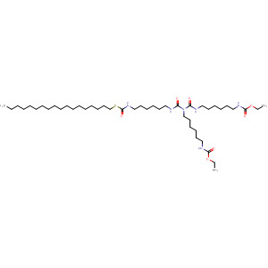 90267-17-7  2,9,11,18-Tetraazanonadecanedioic acid,9-[[[6-[[(octadecylthio)carbonyl]amino]hexyl]amino]carbonyl]-10-oxo-,diethyl ester