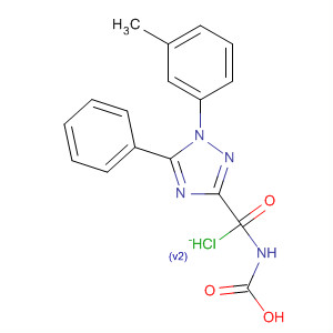 90268-07-8  Carbamic chloride,[[1-(3-methylphenyl)-5-phenyl-1H-1,2,4-triazol-3-yl]carbonyl]-