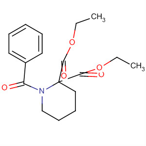 902781-49-1  2,2-Piperidinedicarboxylic acid, 1-benzoyl-, diethyl ester 902781-49-1  2,2-Piperidinedicarboxylic acid, 1-benzoyl-, diethyl ester
