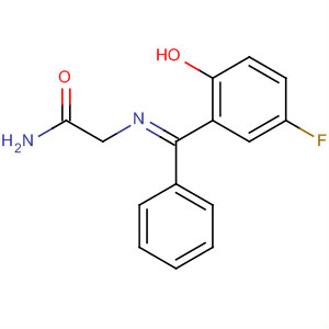 90279-14-4  Acetamide, 2-[[(5-fluoro-2-hydroxyphenyl)phenylmethylene]amino]-, (E)-