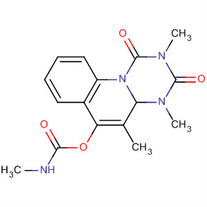 90279-27-9  1H-[1,3,5]Triazino[1,2-a]quinoline-1,3(2H)-dione,4,4a-dihydro-2,4,5-trimethyl-6-[[(methylamino)carbonyl]oxy]-