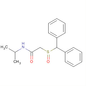 90280-09-4  Acetamide, 2-[(diphenylmethyl)sulfinyl]-N-(1-methylethyl)-