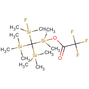 90284-49-4  Acetic acid, trifluoro-,[(fluorodimethylsilyl)bis(trimethylsilyl)methyl]dimethylsilyl ester