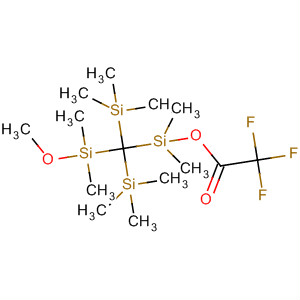 90284-51-8  Acetic acid, trifluoro-,[(methoxydimethylsilyl)bis(trimethylsilyl)methyl]dimethylsilyl ester