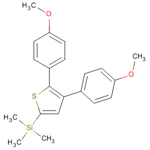 90298-03-6  Silane, [4,5-bis(4-methoxyphenyl)-2-thienyl]trimethyl-