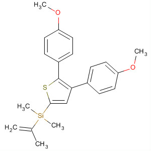 90298-10-5  Silane, [4,5-bis(4-methoxyphenyl)-2-thienyl]dimethyl-2-propenyl-