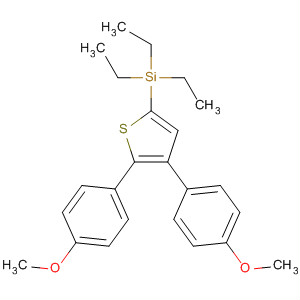 90298-12-7  Silane, [4,5-bis(4-methoxyphenyl)-2-thienyl]triethyl-