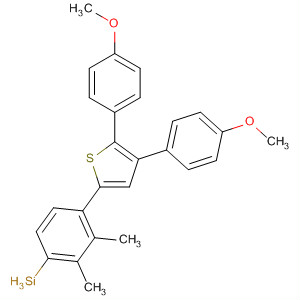 90298-14-9  Silane, [4,5-bis(4-methoxyphenyl)-2-thienyl]dimethylphenyl-