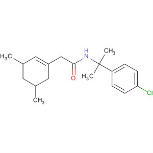 90299-23-3  1-Cyclohexene-1-acetamide,N-[1-(4-chlorophenyl)-1-methylethyl]-3,5-dimethyl-