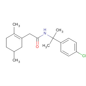 90299-24-4  1-Cyclohexene-1-acetamide,N-[1-(4-chlorophenyl)-1-methylethyl]-2,5-dimethyl-