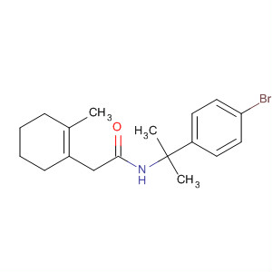 90299-29-9  1-Cyclohexene-1-acetamide,N-[1-(4-bromophenyl)-1-methylethyl]-2-methyl-