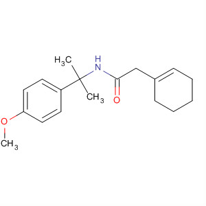 90299-30-2  1-Cyclohexene-1-acetamide, N-[1-(4-methoxyphenyl)-1-methylethyl]-
